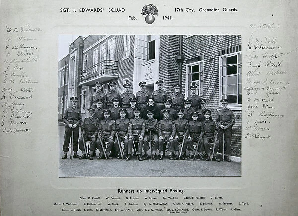 sgt j edwards& x2019 squad february 1941 powell