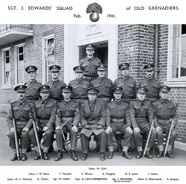 sgt j edwards's squad of old grenadiers