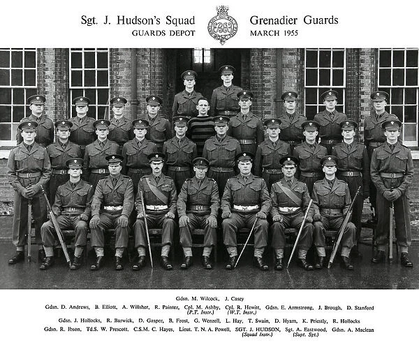 sgt j hudson& x2019 s squad march 1955 wilcock