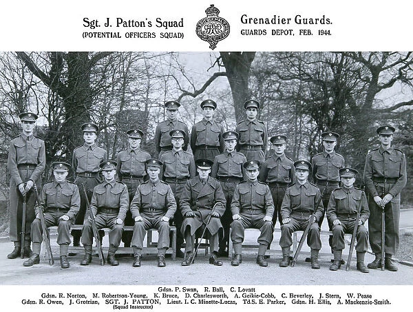 sgt j patton's squad february 1944 swan