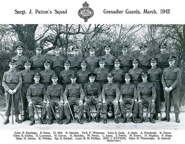 sgt j patton's squad march 1942 rawlings