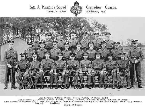 sgt a knight& x2019 s squad november 1943 tierney