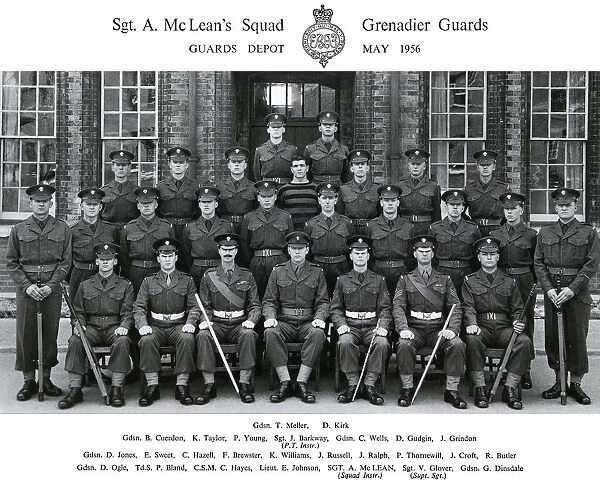 sgt a mclean& x2019 s squad may 1956 meller kirk