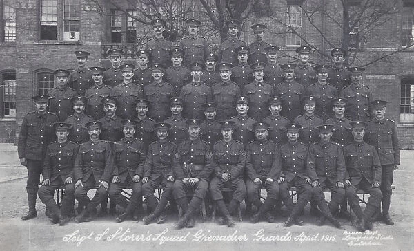 sgt s storers squad april 1915 caterham