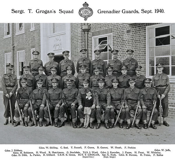 sgt t grogan& x2019 s squad september 1940 skilling