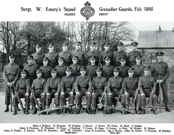 sgt w emerys squad february 1945 midgley