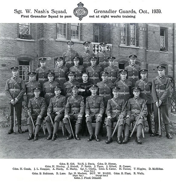 sgt w nash's squad october 1939 gillm