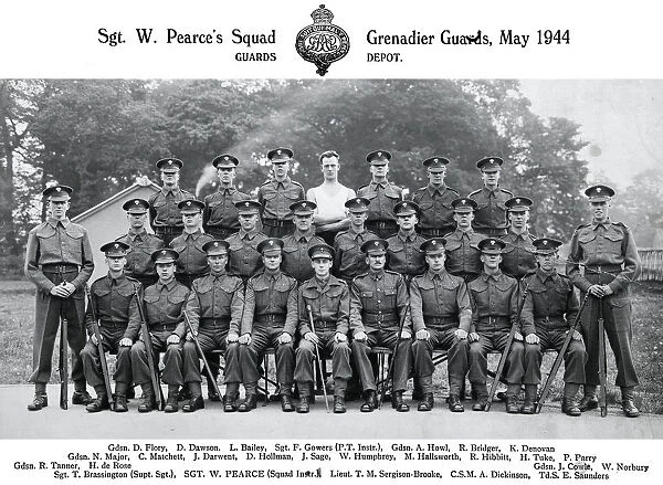 sgt w pearce's squad may 1944 florey dawson