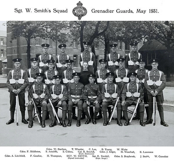 sgt w smiths squad may 1931 caterham