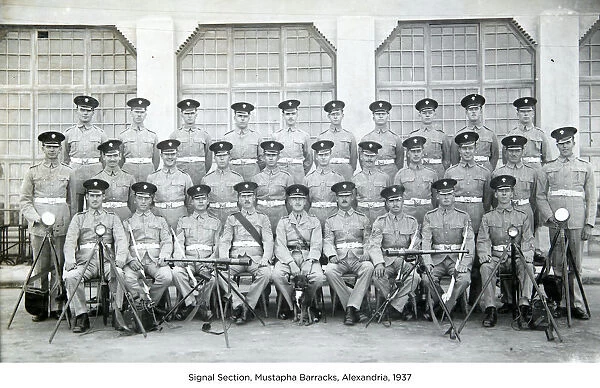signal section mustapha barracks alexandria 1937