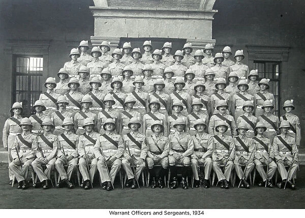 warrant officers and sergeants 1934