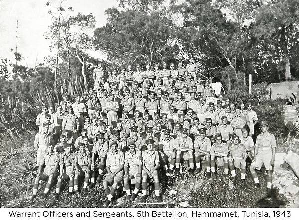 warrant officers and sergeants 5th battalion
