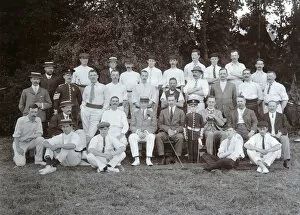 1900's UK Gallery: 1 august 1911 park place cricket club sergeants 1st battalion