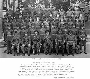 1870s-1950s Group photos and others Collection: 14 company grenadier guards september 1939 rimmel