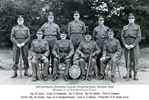 Davies Collection: 14th company grenadier guards shooting team october 1943