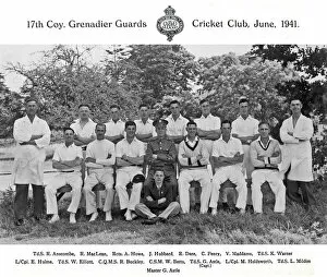 Buckley Gallery: 17th company cricket club june 1941 anscombe