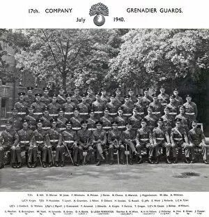 Russell Gallery: 17th company july 1940 hill warner jones whithams