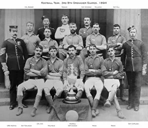 Football Team Gallery: 1894 3rd btn cpl baker cpl cox football team