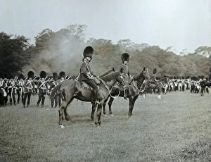 1897 Collection: 1897 2nd btn mounted officers sussex manoeuvres