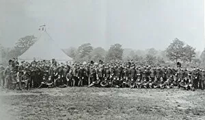1897 officers at aldershot review