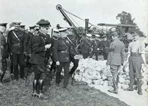 Bisley Collection: 1910 bisley gen sir j french inspecting supply camp