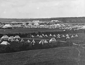 1900's UK Collection: 1910 bisley manoeuvres supply camp