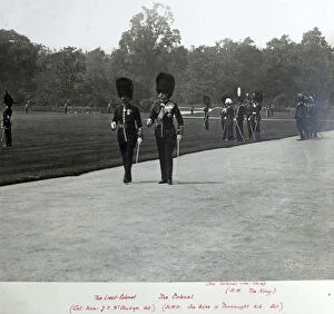 Buckingham Palace Collection: 1910 buckingham palace hm the king hrh duke of connaught