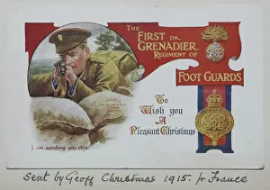 1896 Collection: 1915 christmas card