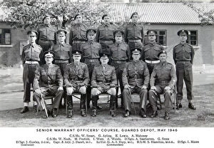 Guards Depot Gallery: 1946 senior warrant officers course guards depot