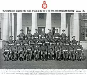 Young Gallery: 1949 warrant officers sergeants brigade of guards
