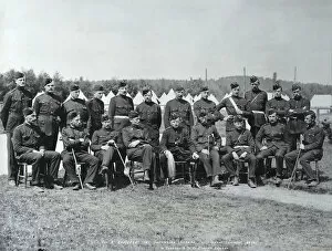1st Battalion Gallery: 1st Battalion Officers, Manoeuvres 1895