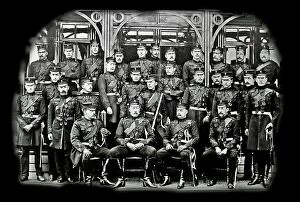 1890s Collection: 1st Battalion Officers, Pirbright Camp, 1890