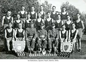 1945 Collection: 1st battalion sports team berlin 1945