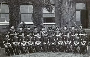 1909 Gallery: 1st battalion staff and colour sergeants aldershot