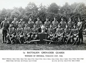 Holmes Gallery: 1st battalion winners imperial tobacco cup 1924. muldowney