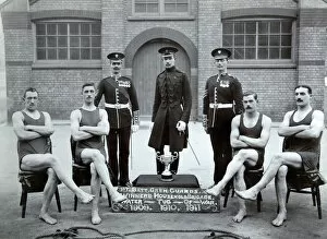 Winners Gallery: 1st battalion winners water tug of war 1911