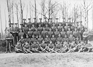 Pirbright Gallery: 1st party recruits march 1910 pirbright
