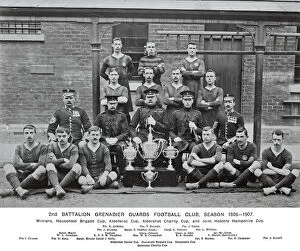 Acraman Gallery: 2nd battalion football club 1906-7 winners household brigade cup