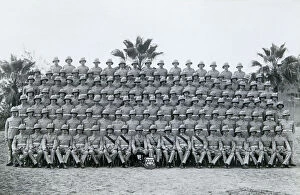 1929-1961 2 Bn Collection: 2nd battalion no. 1 coy alexandria egypt 1936