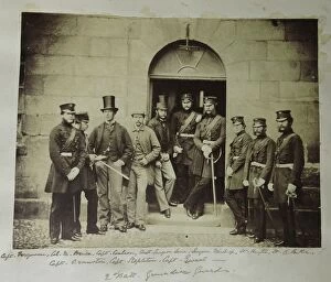 1850s and 1860s Officers and misc Gallery: 2nd Battalion Officers, Dublin 1871