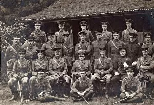 1900's UK Collection: 2nd Battalion Officers, Pirbright Camp, 1914