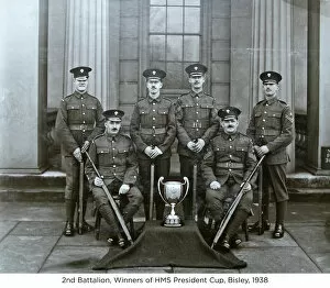 1938 Gallery: 2nd battalion winners of hms president cup bisley