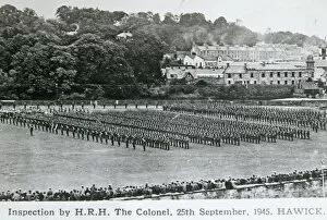 1945 Collection: 3 bn inspection hrh colonel hawick 25 september 1945