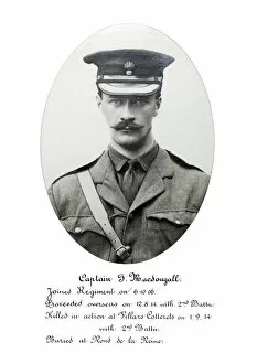 1918 Officer memorial album 1 Gallery: 3565 Capt J Macdougall