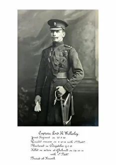 1918 Officer memorial album 1 Gallery: 3599 Capt Lord R Wellesley
