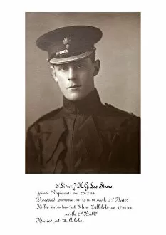 1918 Officer memorial album 1 Gallery: 3613 2nd Lieut J H D Lee Steere
