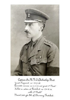 1918 Officer memorial album 1 Gallery: 3621 Capt Sir M R A Cholmeley