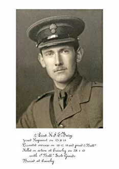 1918 Officer memorial album 1 Gallery: 3627 2nd Lieut Hs E Bury