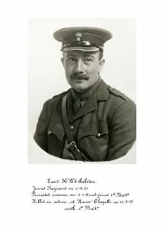 1918 Officer memorial album 1 Gallery: 3649 Lieut H W Ethelston