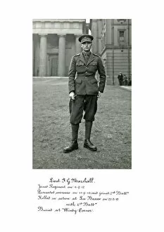 1918 Officer memorial album 1 Gallery: 3651 Lieut F G Marshall